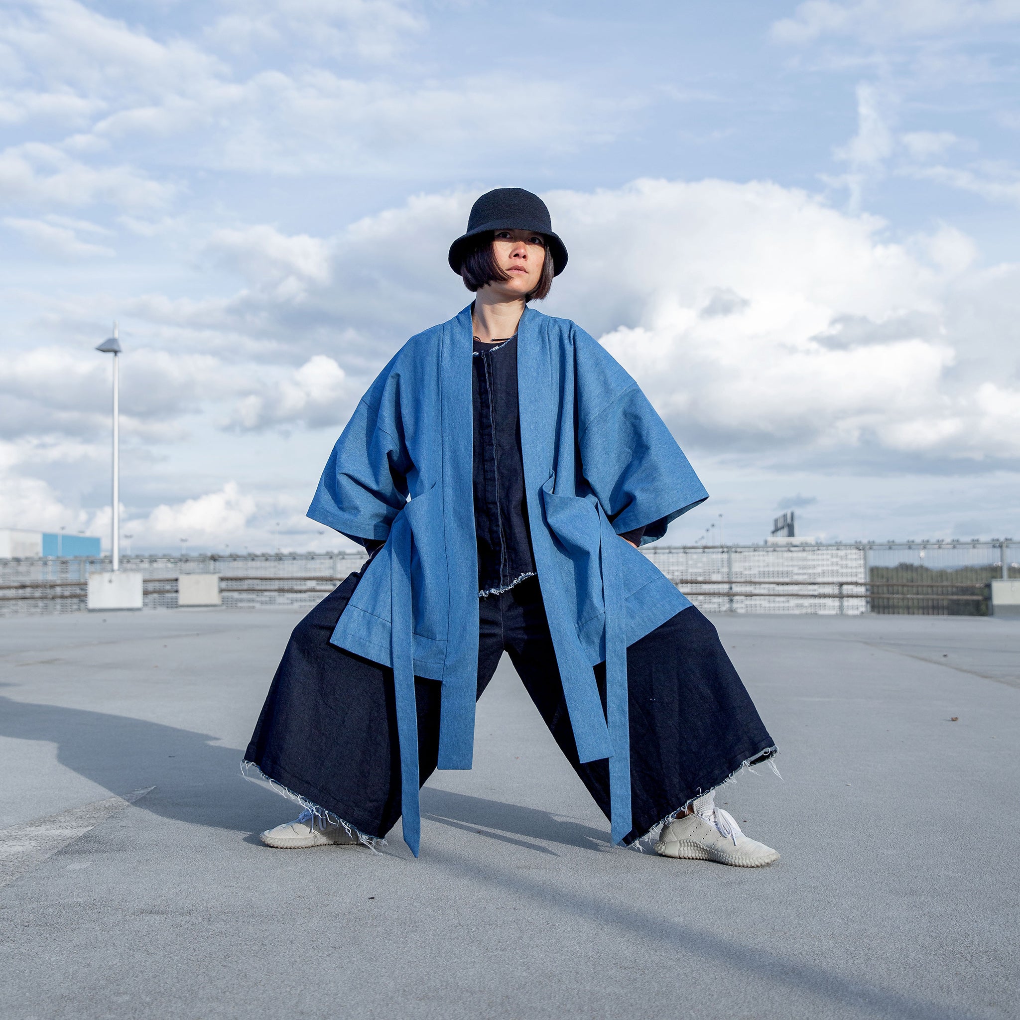 CROPMONO | Kimono jacket denim