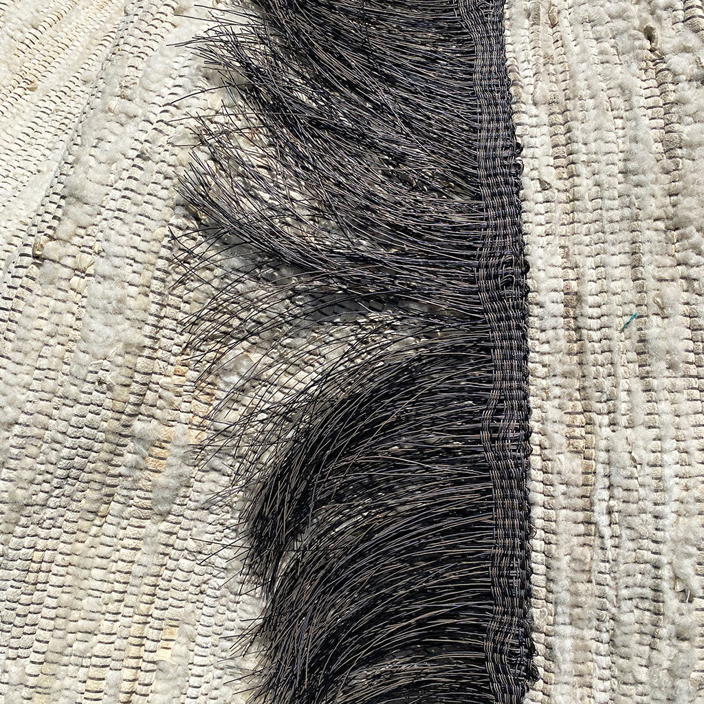 Coco Rug | woven rug made from leftover sheepskin fur